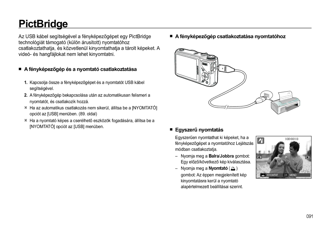 Samsung EC-WB550BBP/IT, EC-WB550ABP/IT manual 3LFW%ULGJH, „ $IpQ\NpSHĘJpSpVDQ\RPWDWyFVDWODNRWDWiVD, „ J\VHUĦQ\RPWDWiV 