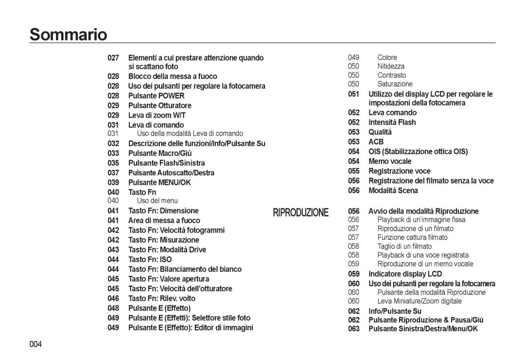 Samsung EC-WB550ABP/IT, EC-WB550BBP/IT, EC-WB550BBP/E1 manual 004 