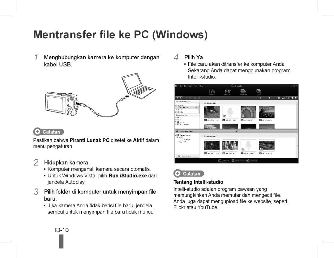 Samsung EC-WB600ZBPNE1, EC-WB600ZBPBE1, EC-WB610ZBDBE1, EC-WB600ZBPBGB, EC-WB610ZBDNE1 Mentransfer file ke PC Windows, ID-10 