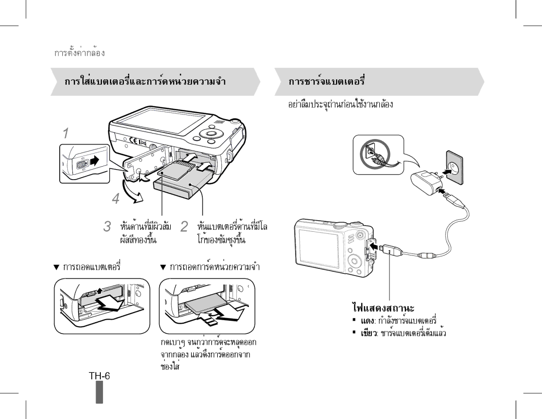 Samsung EC-WB600ZDPBIR, EC-WB600ZBPBE1, EC-WB610ZBDBE1, EC-WB600ZBPBGB, EC-WB610ZBDNE1, EC-WB600ZBPNE1, EC-WB600ZDPAME TH-6 