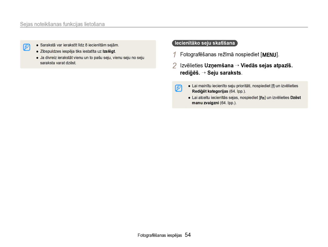 Samsung EC-WB600ZBPBRU, EC-WB600ZBPBE2 manual Iecienītāko seju skatīšana 