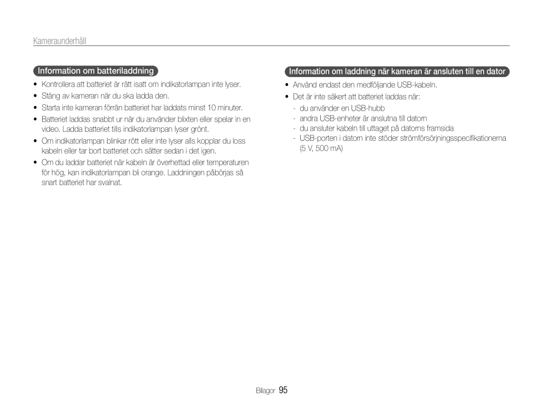 Samsung EC-WB600ZBPBE2 manual Information om batteriladdning, Video. Ladda batteriet tills indikatorlampan lyser grönt 