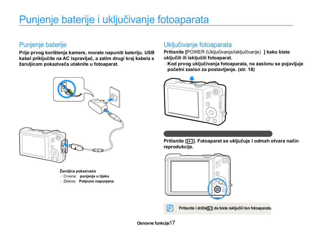 Samsung EC-WB650ZBPAE3 3XQMHQMHEDWHULMH, 8NOMXþLYDQMHIRWRDSDUDWD, SRþHWQLDVORQDSRVWDYOMDQMHVWU, Uhsurgxnflmh 