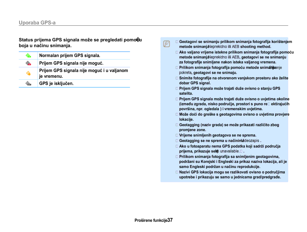 Samsung EC-WB650ZBPAE3, EC-WB650ZBPBE3 manual 1RUPDODQSULMHP*36VLJQDOD, MhYuhphqx 