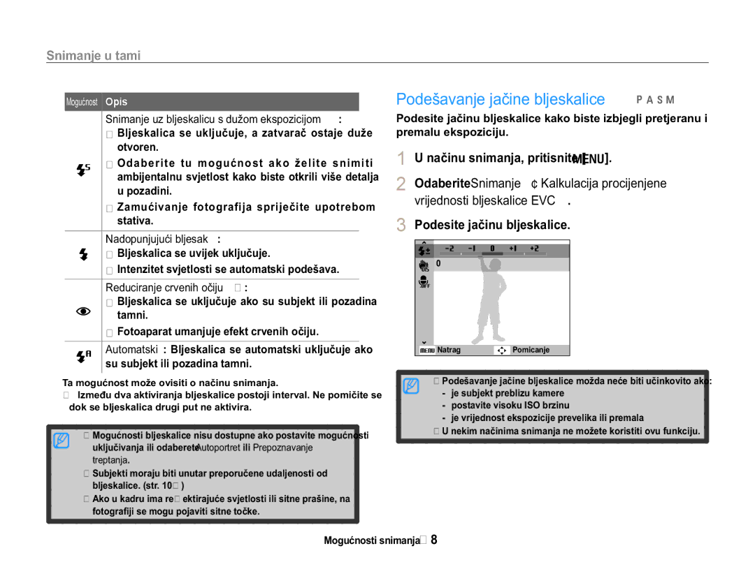 Samsung EC-WB650ZBPBE3 manual YULMHGQRVWLEOMHVNDOLFH9& , 3RGHVLWHMDþLQXEOMHVNDOLFH, 1DGRSXQMXMXüLEOMHVDN  