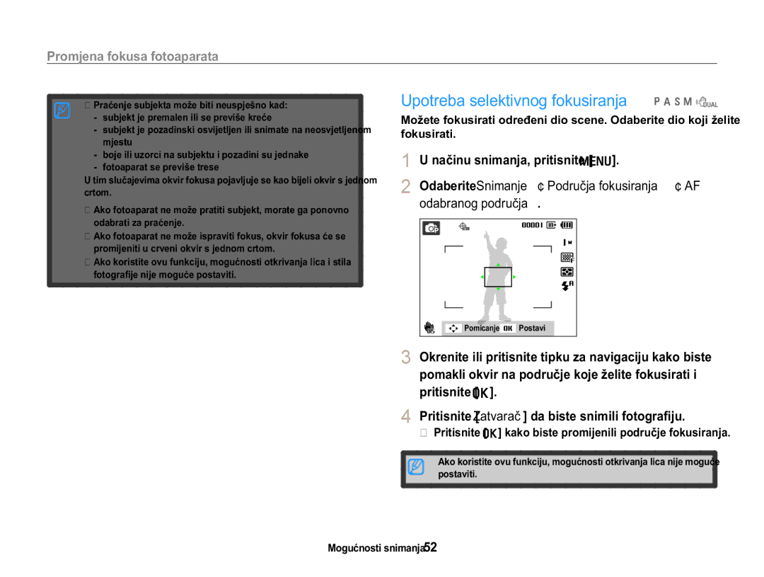 Samsung EC-WB650ZBPBE3, EC-WB650ZBPAE3 manual RGDEUDQRJSRGUXþMD , Irnxvludwl, 0RJXüQRVWLVQLPDQMD  