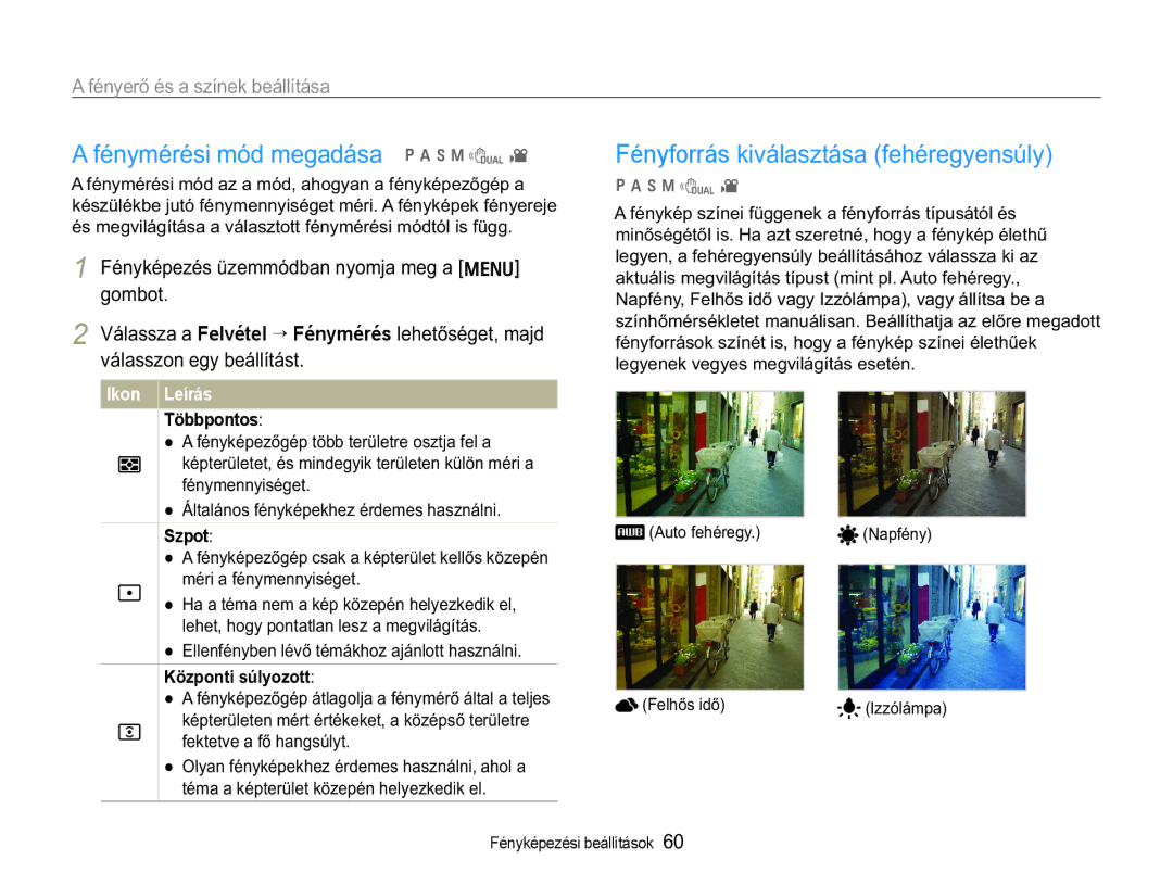 Samsung EC-WB650ZBPBIT $IpQ\PpUpVLPyGPHJDGiVD p a h n d, Fényforrás NLYiODVWiVDIHKpUHJ\HQV~O\, SrqwlV~O\Rrww 