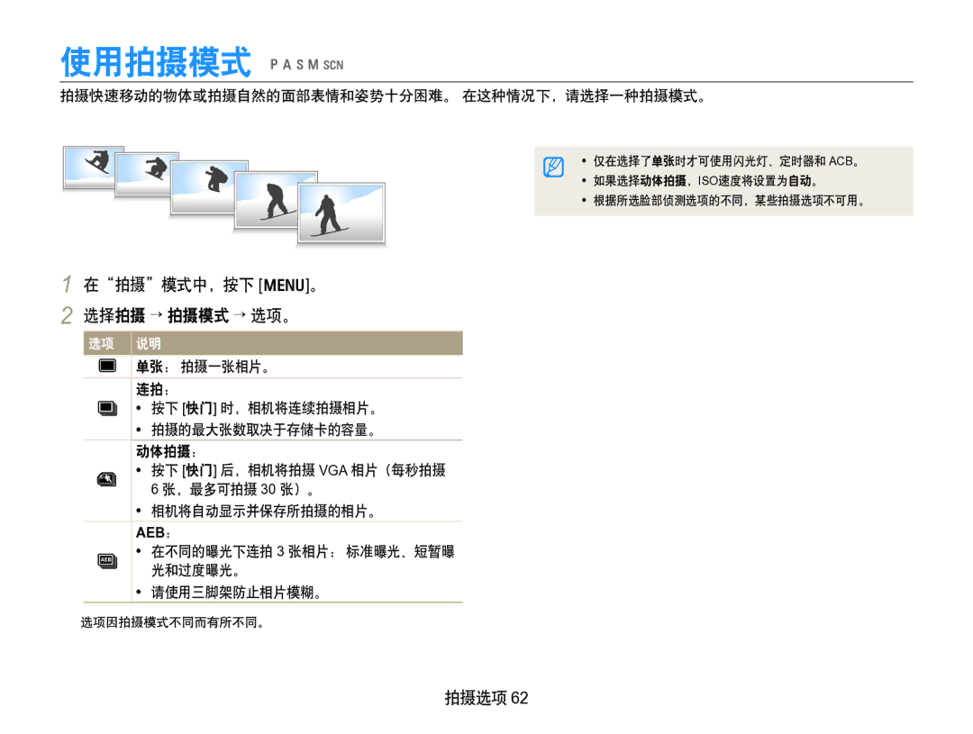 Samsung EC-WB650ZBPBE2, EC-WB650ZBPAE3, EC-WB650ZBPBIT, EC-WB650ZBPBE3 manual Vga 