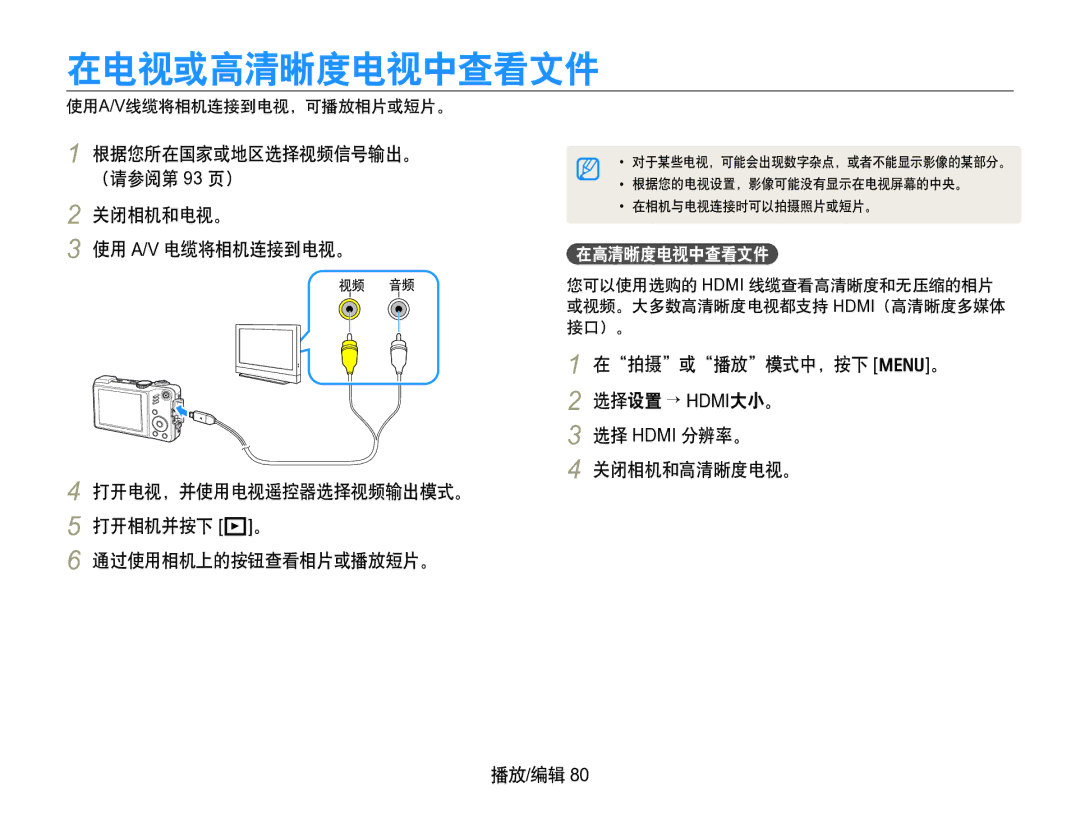 Samsung EC-WB650ZBPBIT, EC-WB650ZBPAE3, EC-WB650ZBPBE3, EC-WB650ZBPBE2 manual Hdmi 