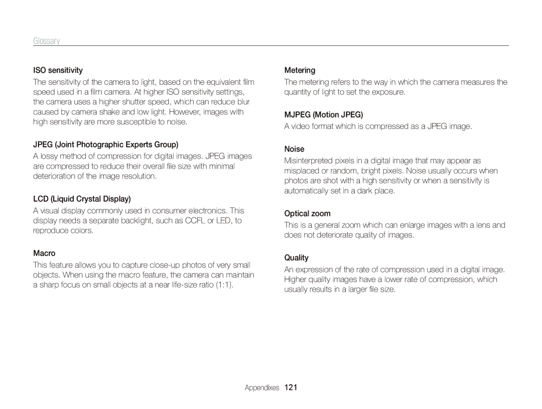 Samsung EC-WB690ZBPBE2, EC-WB690ZBPBE1, EC-WB690ZBPBRU manual ISO sensitivity 