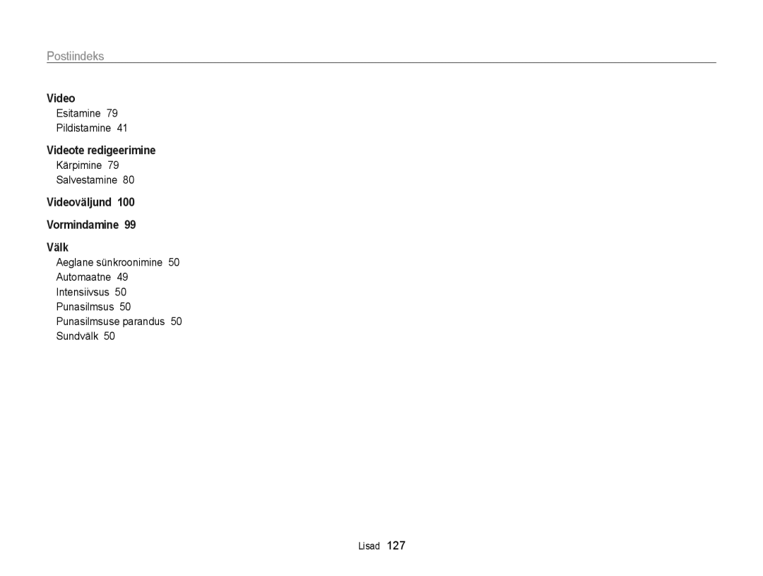 Samsung EC-WB700ZBPBE2 manual Esitamine Pildistamine, Kärpimine Salvestamine 