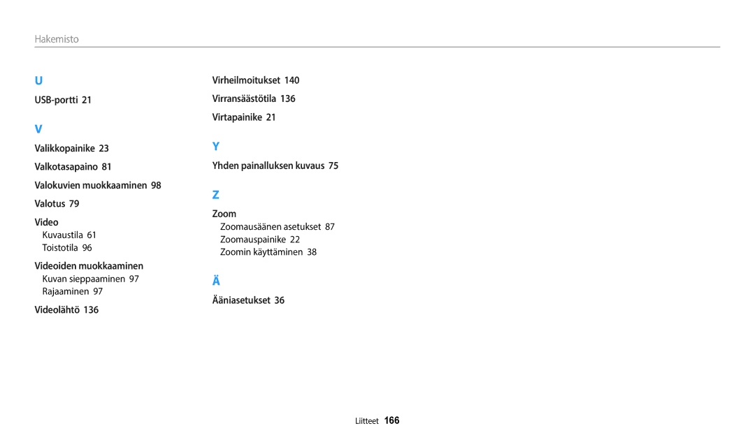 Samsung EC-WB800FFPBE2, EC-WB700ZBPSE2, EC-WB800FBPWE2, EC-WB700ZBPBE2, EC-WB800FBPBE2 manual Kuvan sieppaaminen 97 Rajaaminen 