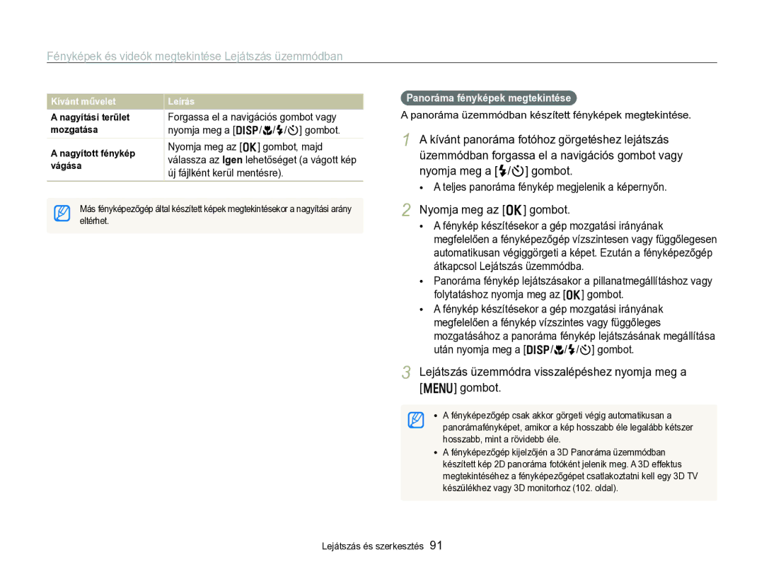 Samsung EC-WB750ZBPBE3, EC-WB750ZBPBE2 Nyomja meg az o gombot, Lejátszás üzemmódra visszalépéshez nyomja meg a m gombot 