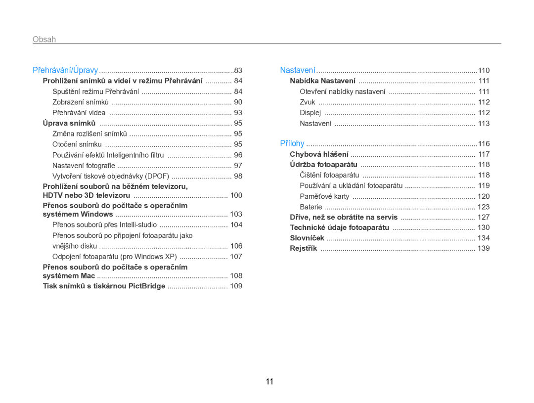 Samsung EC-WB750ZBPBE3 manual Prohlížení souborů na běžném televizoru 