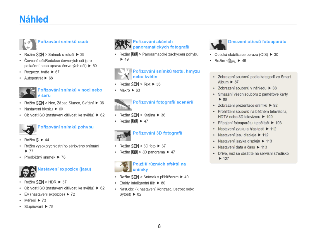 Samsung EC-WB750ZBPBE3 manual Náhled, Šeru 