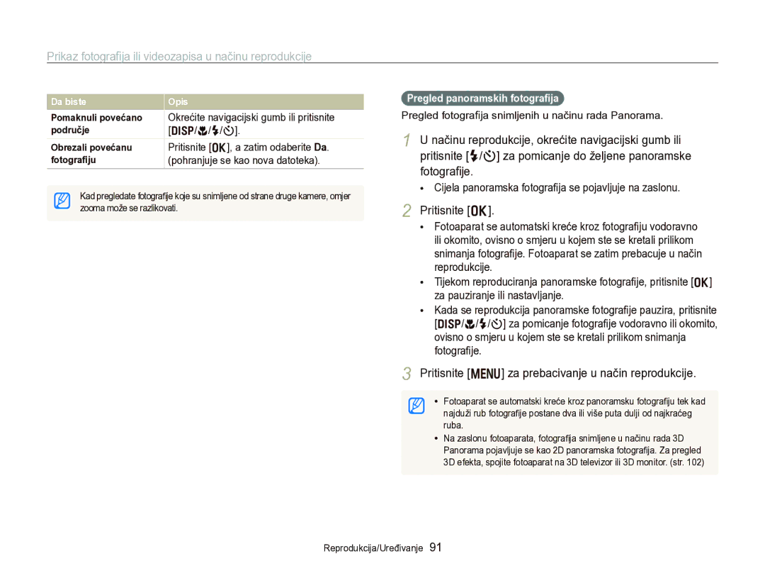 Samsung EC-WB750ZBPBE3 manual Pritisnite m za prebacivanje u način reprodukcije, F/t, Pritisnite o, a zatim odaberite Da 