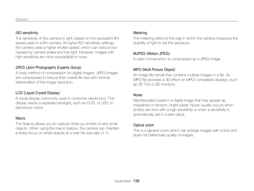 Samsung EC-WB750ZBPBUS user manual ISO sensitivity 