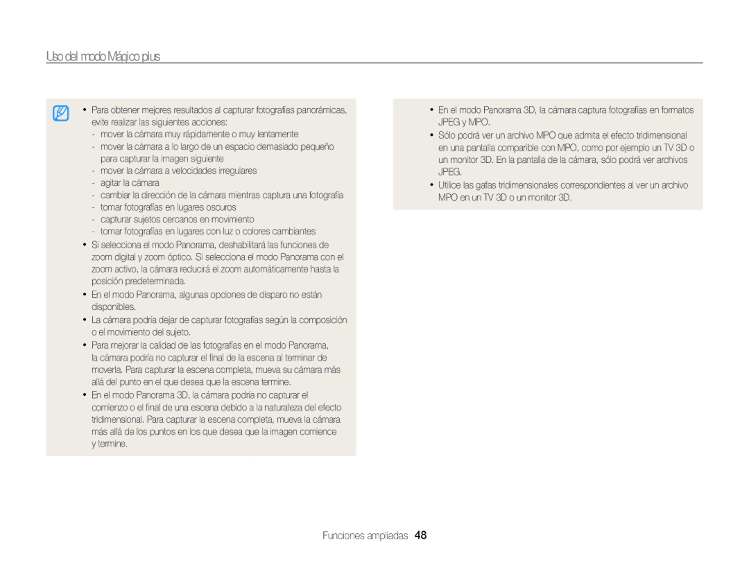 Samsung EC-WB850FBPBAE, EC-WB850FBPBE1, EC-WB850FBPBIL, EC-WB850FBPBTW manual Uso del modo Mágico plus 