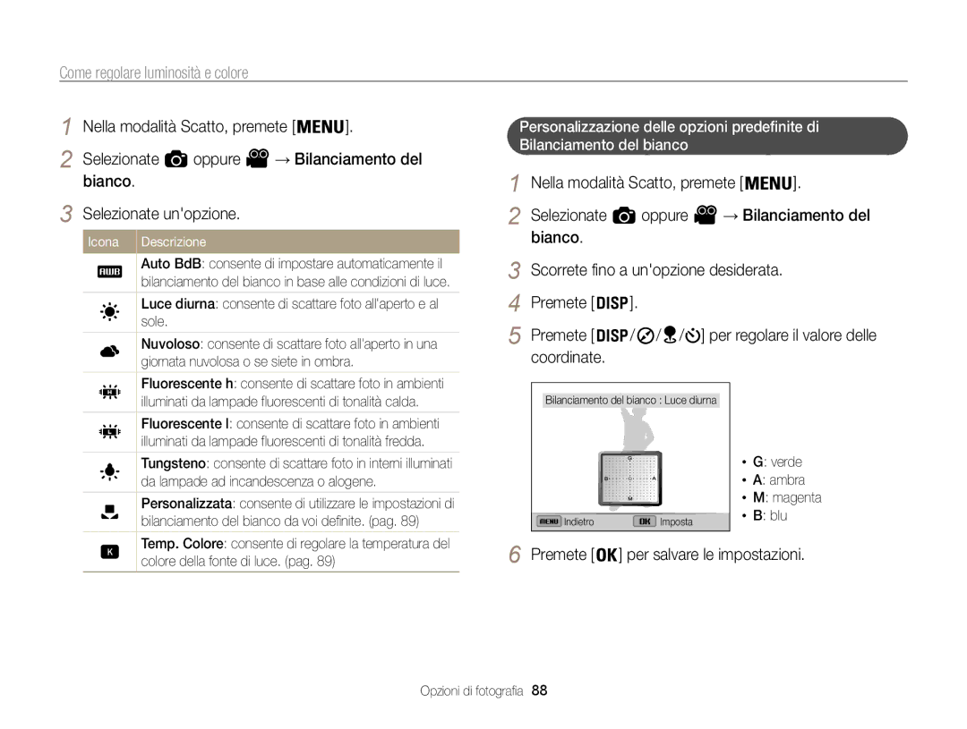 Samsung EC-WB850FDDBME, EC-WB850FBPBE1 manual Nella modalità Scatto, premete Selezionate Oppure 