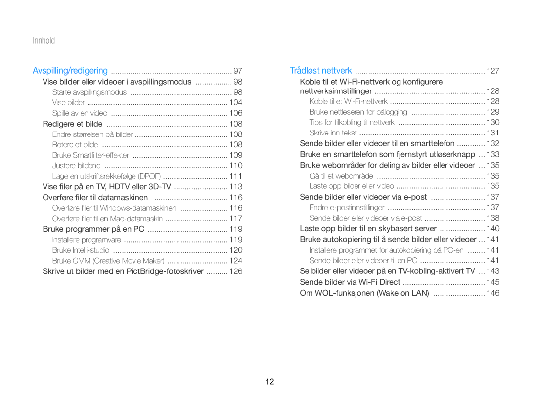 Samsung EC-WB850FBPBE2 manual 104 