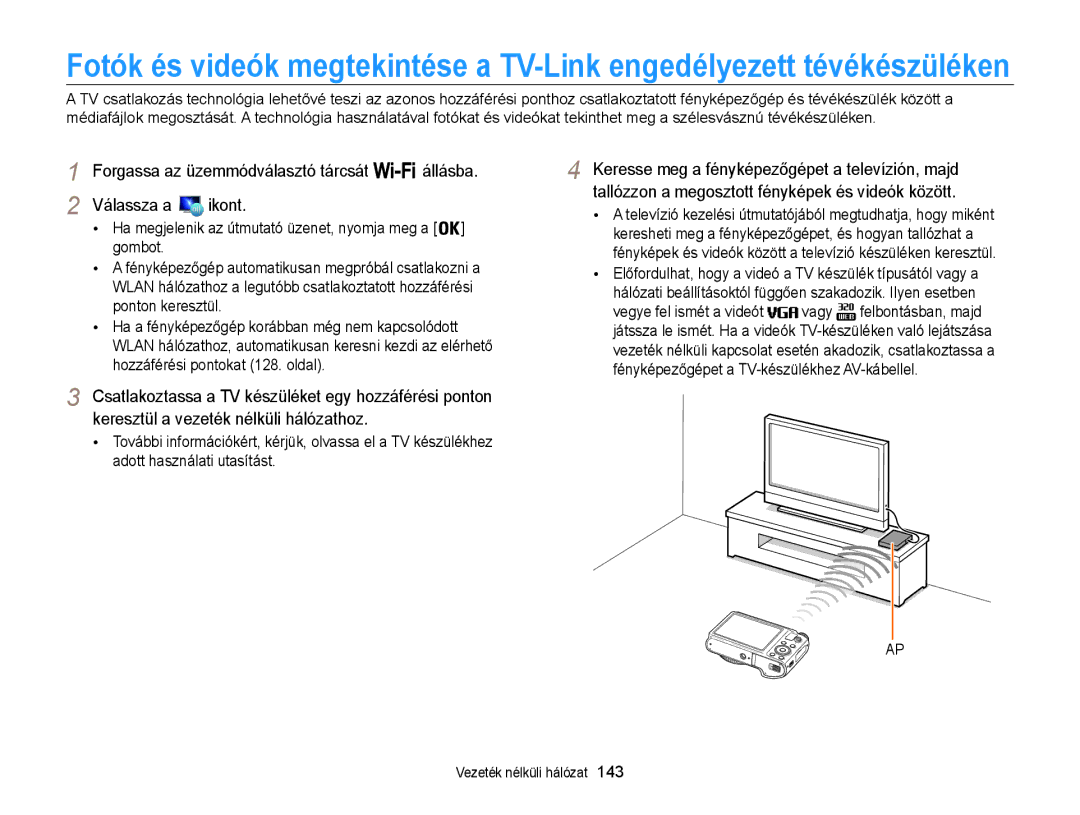 Samsung EC-WB850FBPBE3, EC-WB855FBDBE3, EC-WB850FBPBE2 manual Forgassa az üzemmódválasztó tárcsát állásba Válassza a ikont 