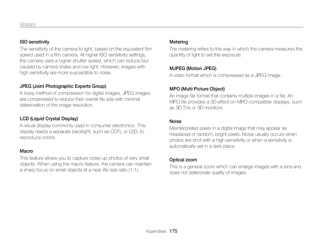 Samsung EC-WB850FBPBKE, EC-WB850FBPBFR, EC-WB850FBPBE1, EC-WB850FDDBME, EC-WB850FBPBAE, EC-WB850FBPBIL manual ISO sensitivity 