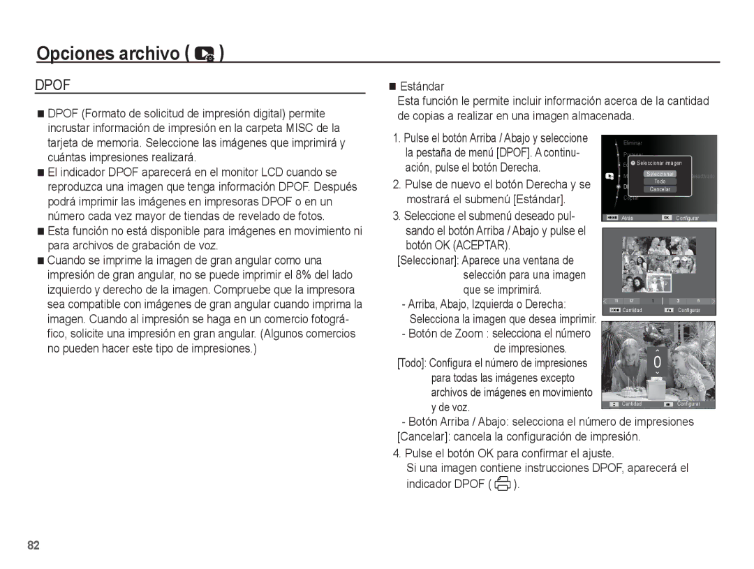 Samsung EC-WP10ZZDPRAS, EC-WP10ZZBPUE1, EC-WP10ZZBPBE1, EC-WP10ZZBPRE1 Estándar, Que se imprimirá, De impresiones, De voz 