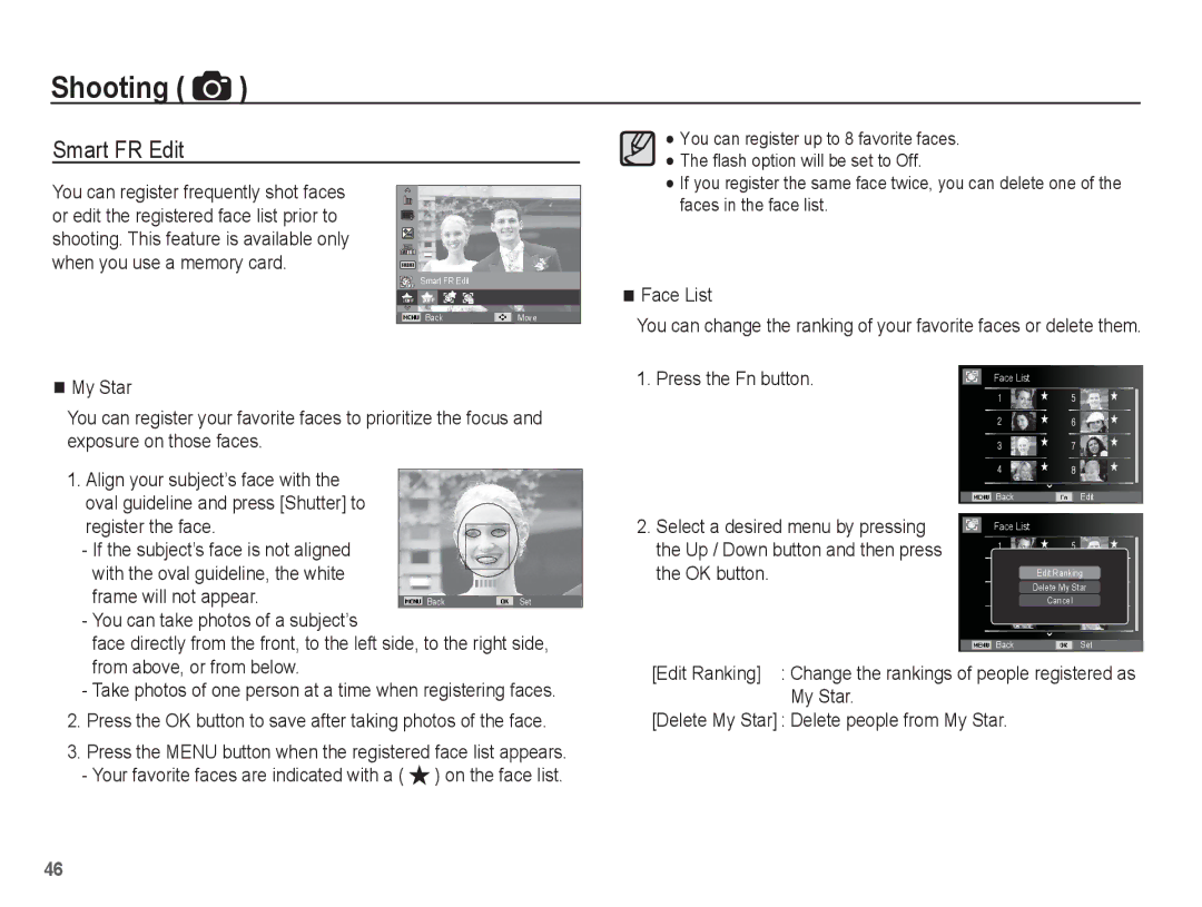 Samsung EC-WP10ZZDPRAS, EC-WP10ZZBPUE1, EC-WP10ZZBPUGS, EC-WP10ZZBPBE1, EC-WP10ZZBPYIT, EC-WP10ZZBPUIT manual Smart FR Edit 