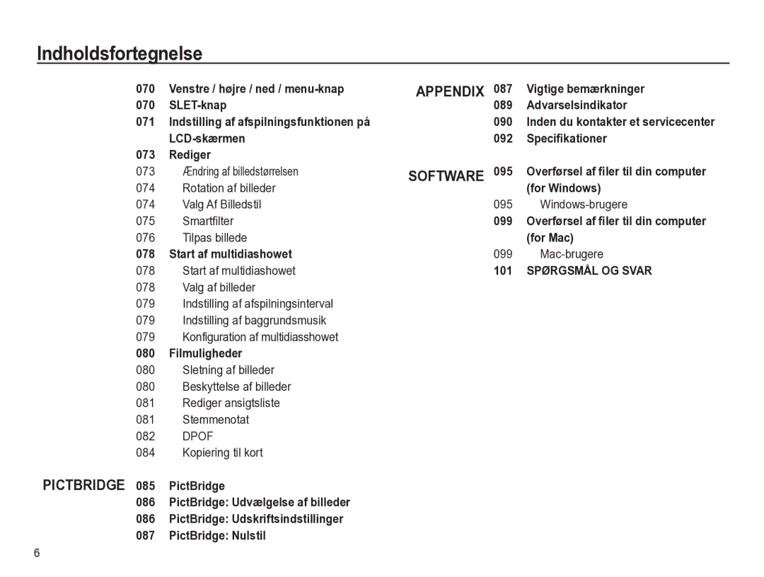 Samsung EC-WP10ZZBPBE2, EC-WP10ZZBPYE2, EC-WP10ZZBPRE2 manual Appendix 