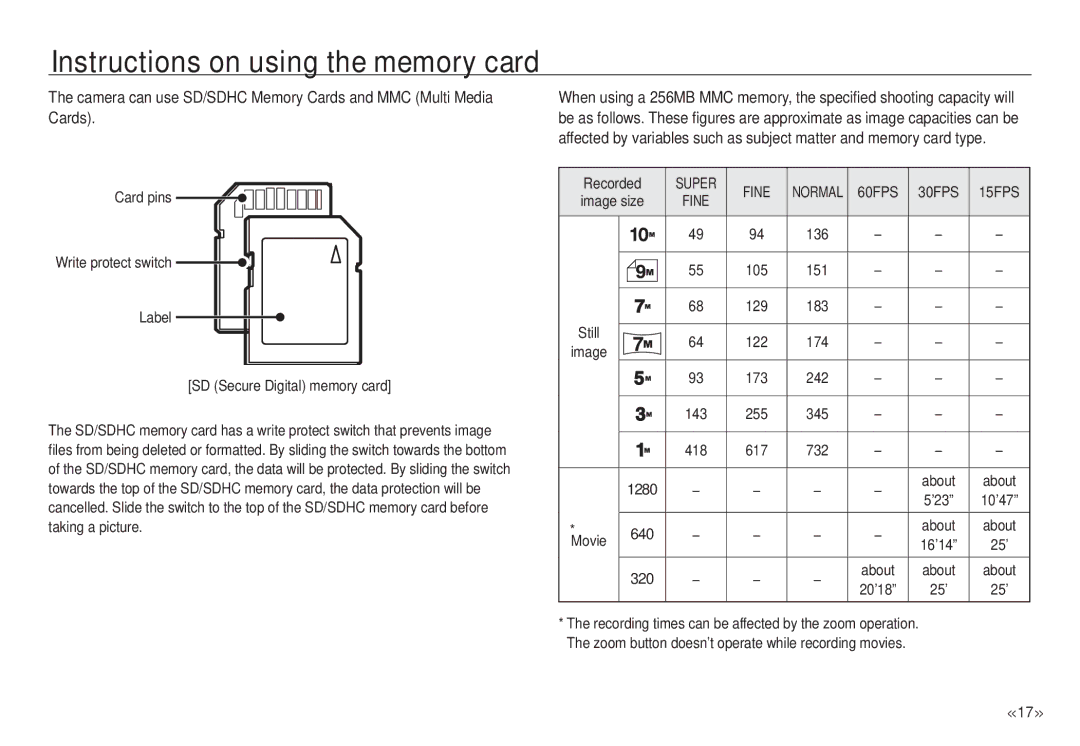 Samsung ECNV24HBBA, NV24 HD manual Still, Image, 1280, About, Movie 