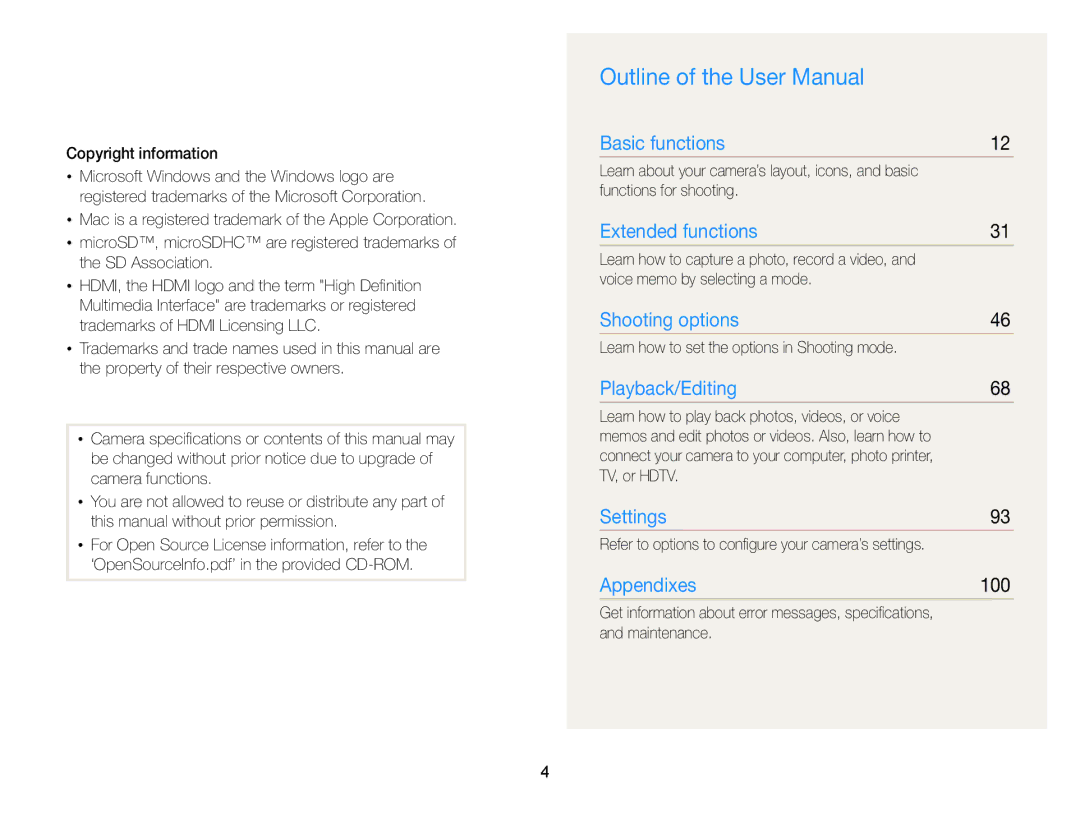 Samsung ECPL170 user manual 100 