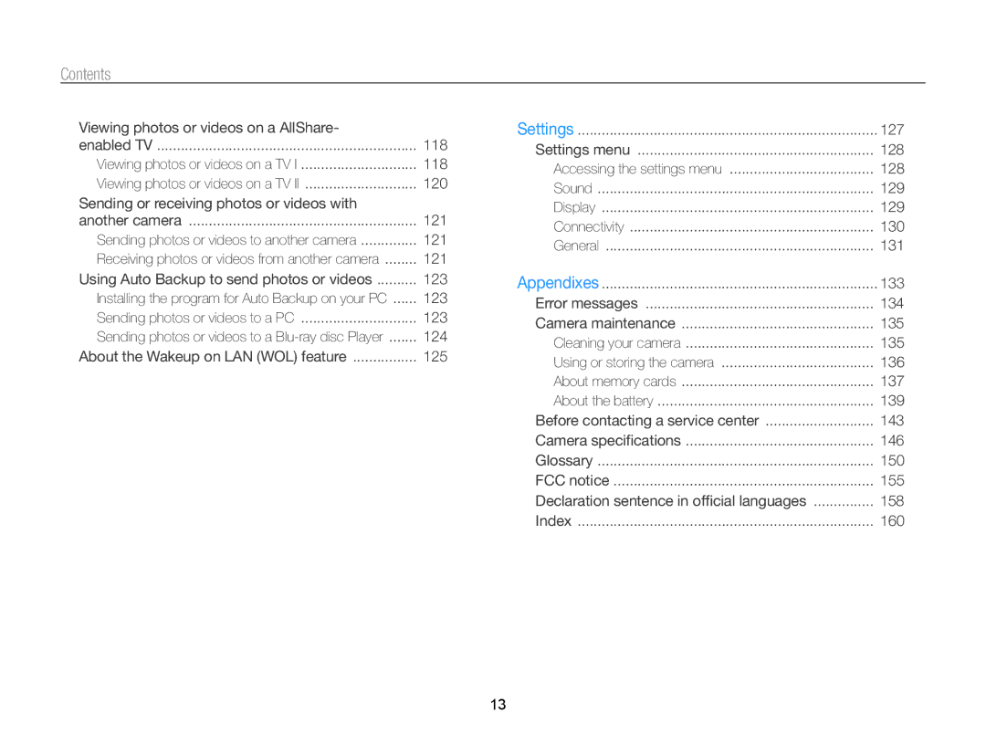 Samsung ECSH100ZBPRUS user manual Viewing photos or videos on a AllShare 