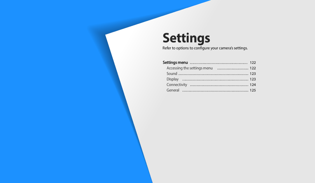 Samsung ECST72ZZBPWUS user manual Settings 