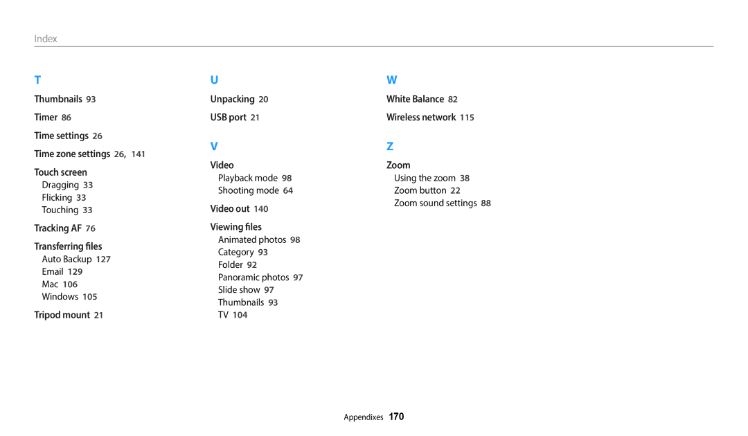 Samsung EC-WB350FBPWUS, ECWB350FBPWUS, ECWB350FBPNUS, ECWB350FBPUUS, 7862 Dragging Flicking Touching, Auto Backup Mac Windows 