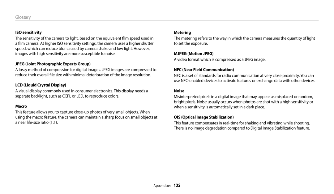 Samsung ECWB50FZBPWUS Jpeg Joint Photographic Experts Group, LCD Liquid Crystal Display, Metering, Mjpeg Motion Jpeg 