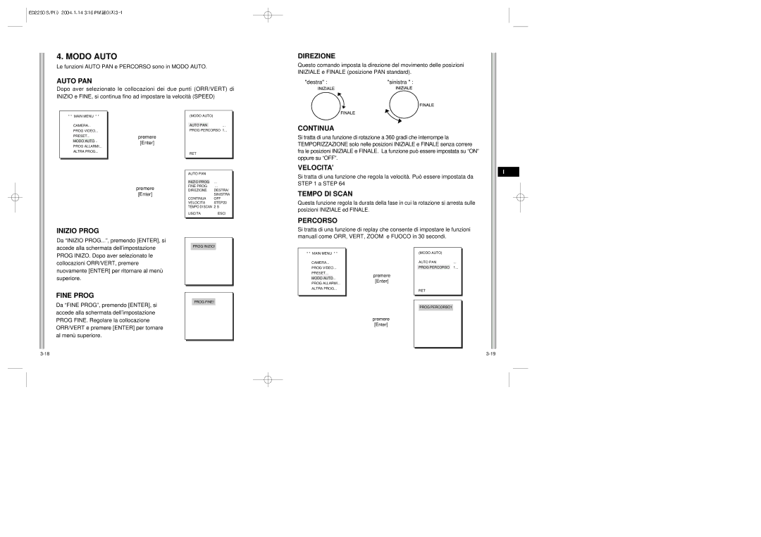 Samsung ED2250S/P manual Modo Auto 