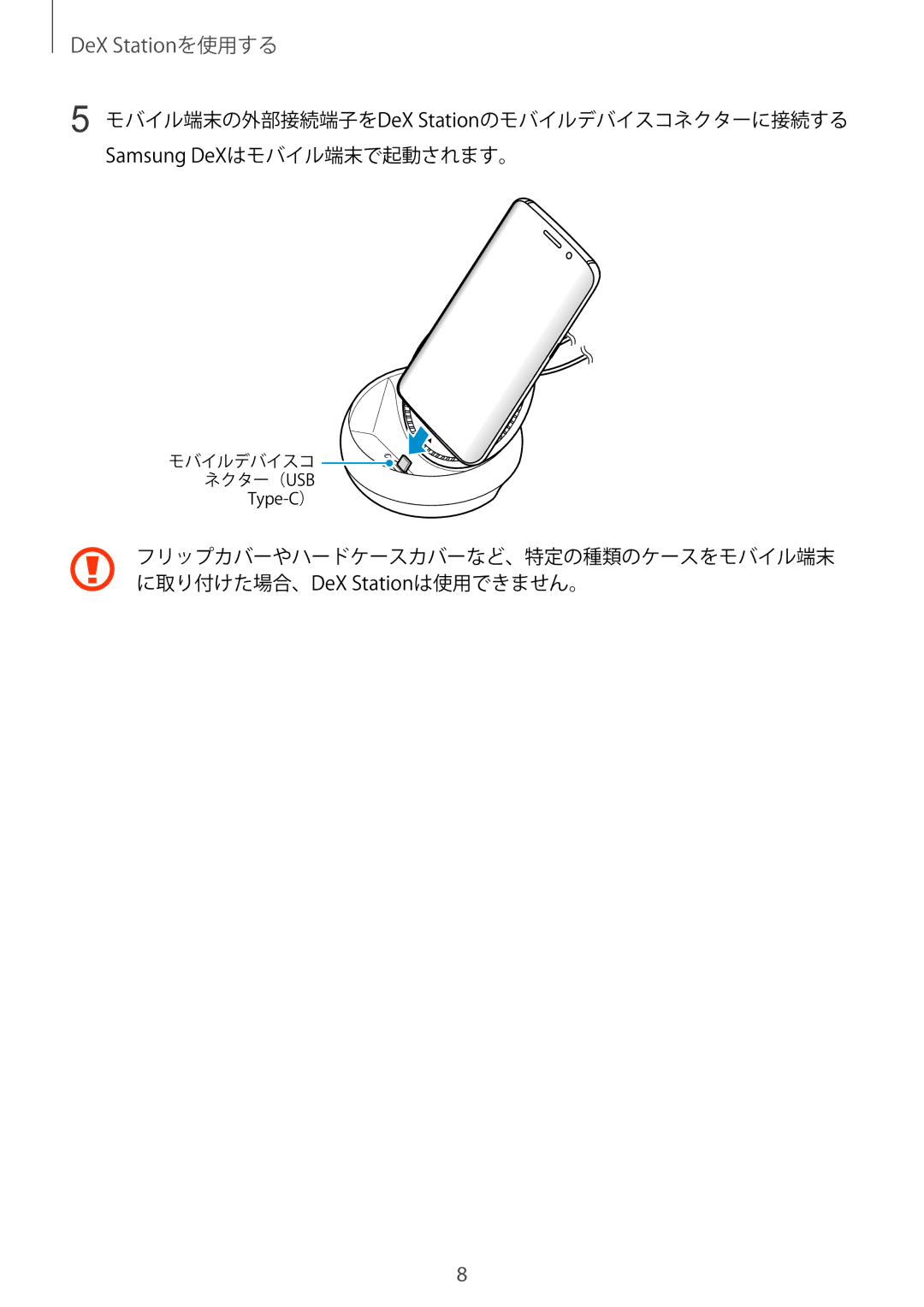 Samsung EE-MG950TBEGJP manual モバイルデバイスコ ネクター（Usb 