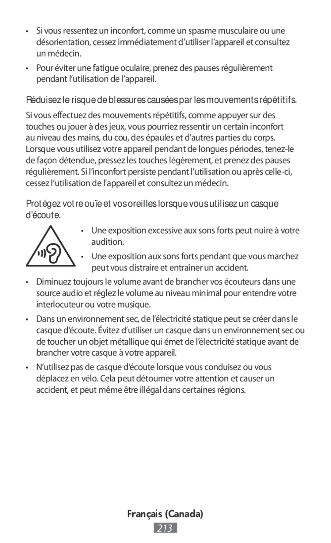 Samsung EJ-CG930UFEGRU, EJ-CG930UBEGDE, EJ-CG928MBEGDE, EJ-CG928MFEGDE, EJ-CG930UFEGDE, EJ-CG928MSEGDE manual Français Canada 