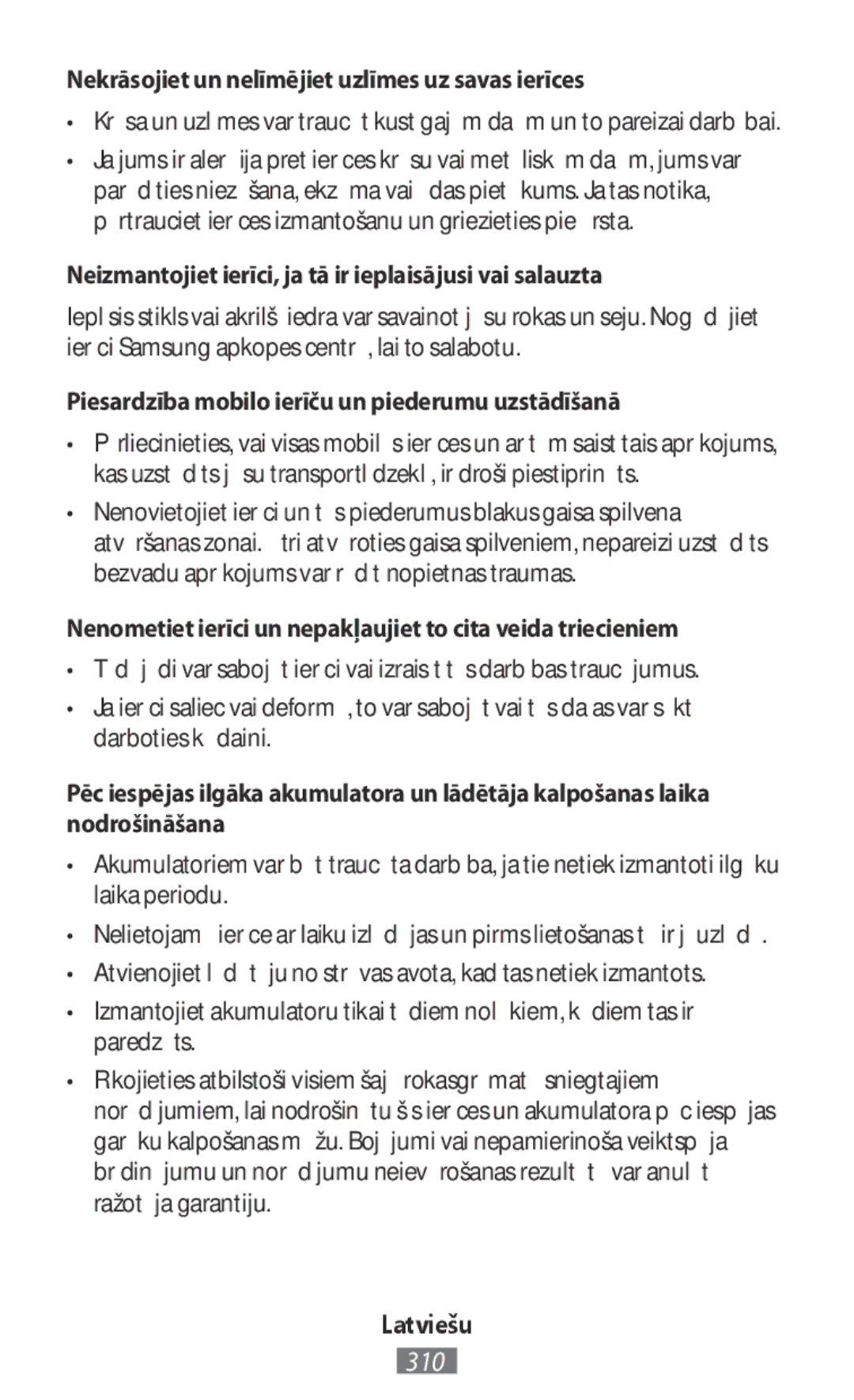 Samsung EJ-CG928BFEGWW, EJ-CG930UBEGDE, EJ-CG928MBEGDE, EJ-CG928MFEGDE Nekrāsojiet un nelīmējiet uzlīmes uz savas ierīces 