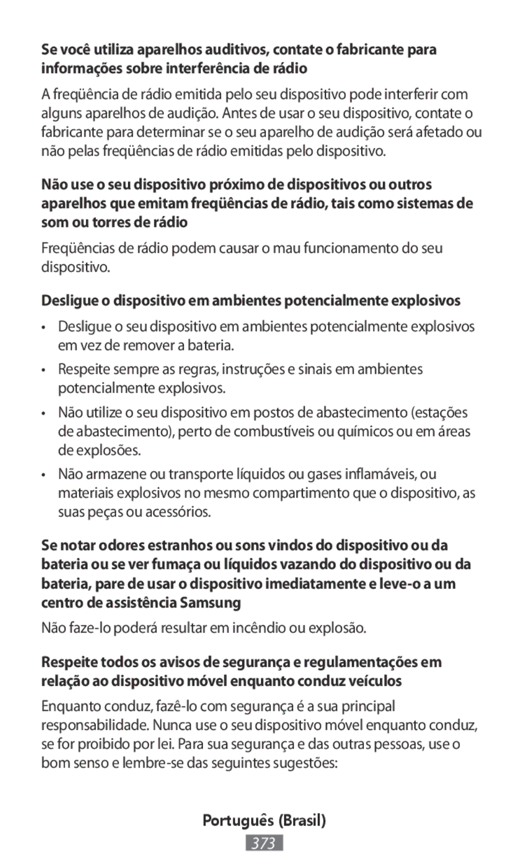 Samsung EJ-CG930UFEGGB, EJ-CG930UBEGDE, EJ-CG928MBEGDE, EJ-CG928MFEGDE Não faze-lo poderá resultar em incêndio ou explosão 