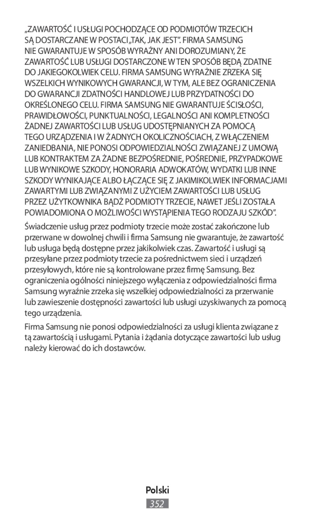 Samsung EP-PG950BDRGRU, EJ-CG955BBEGDE, EJ-CG950BBEGDE, EE-PW700BBEGWW, EP-N5100BWEGWW, EP-N5100BBEGWW, ET-WV523BWEGVF Polski 