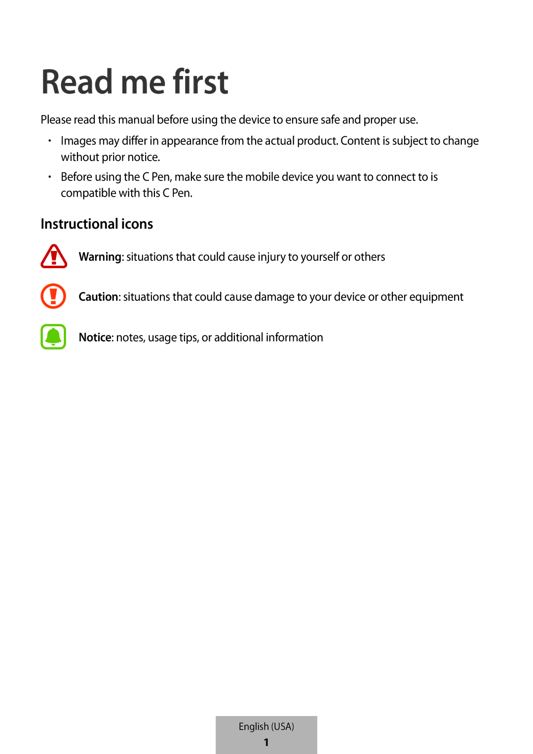 Samsung EJ-PW700CBEGWW manual English USA 