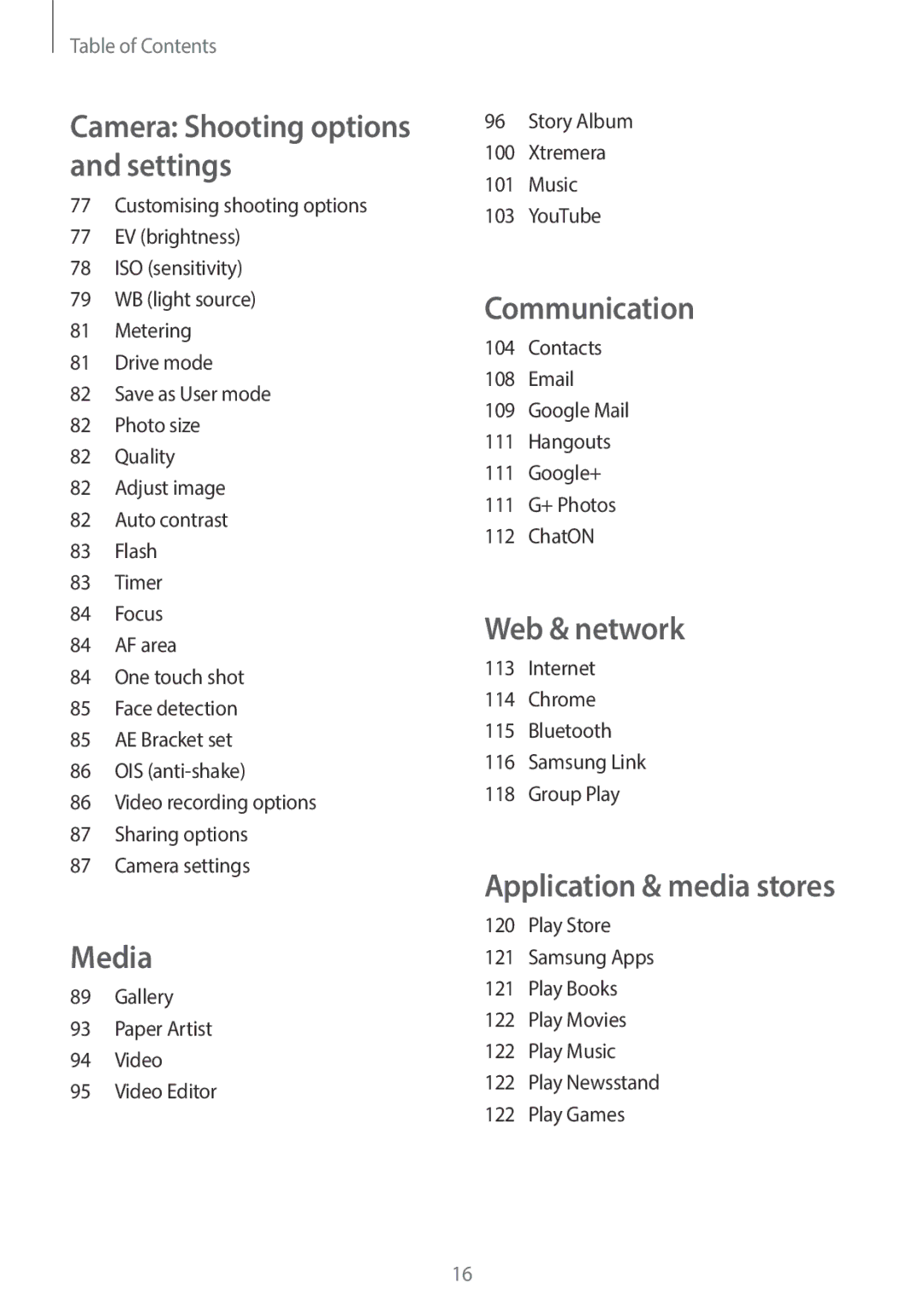 Samsung EKGC200ZKAXA, EKGC200ZWAXA user manual Media 