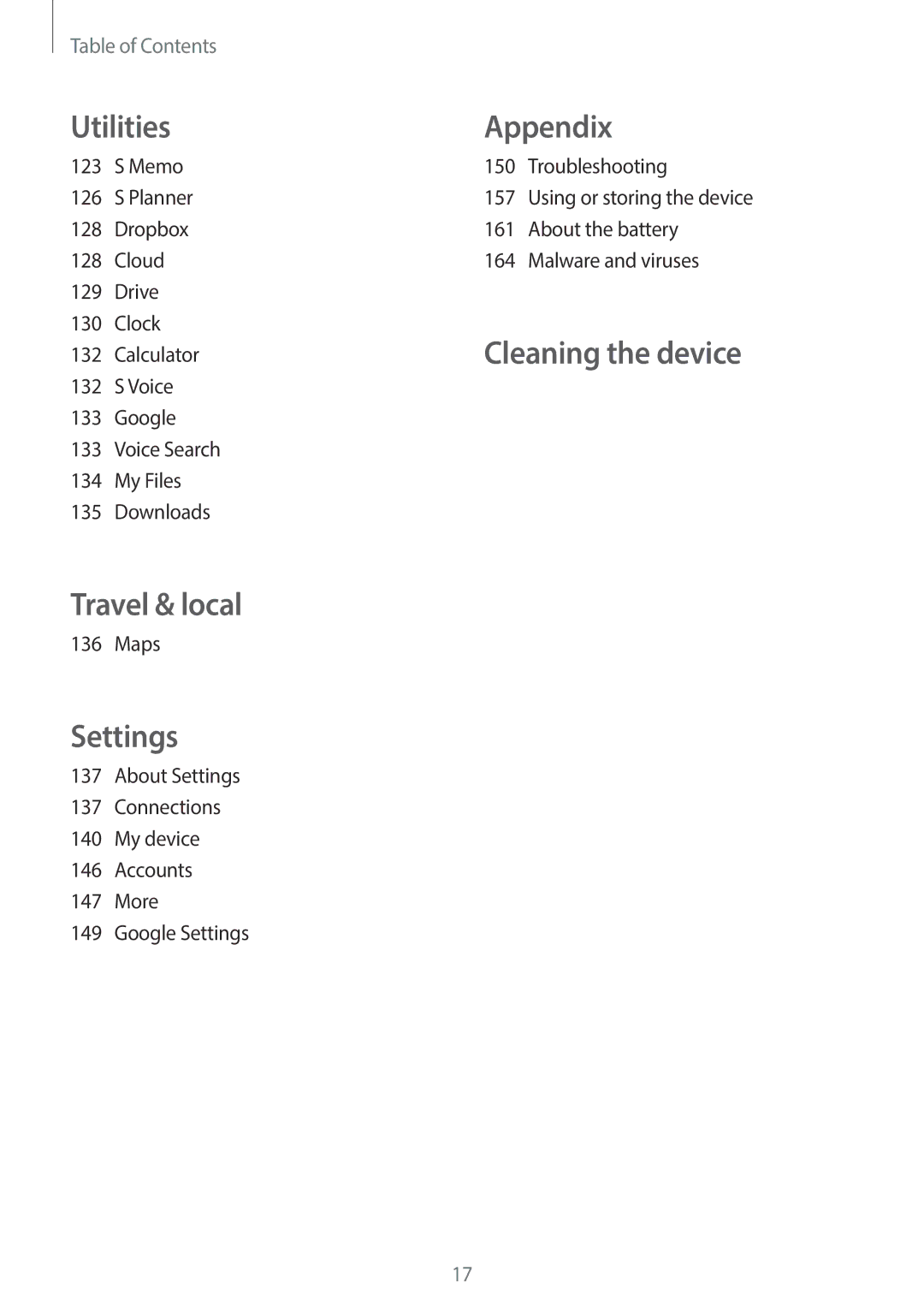 Samsung EK-GC200ZKAXAR, EKGC200ZWAXAR, EK-GC200ZWAXAR, EKGC200ZKAXAR user manual Travel & local 