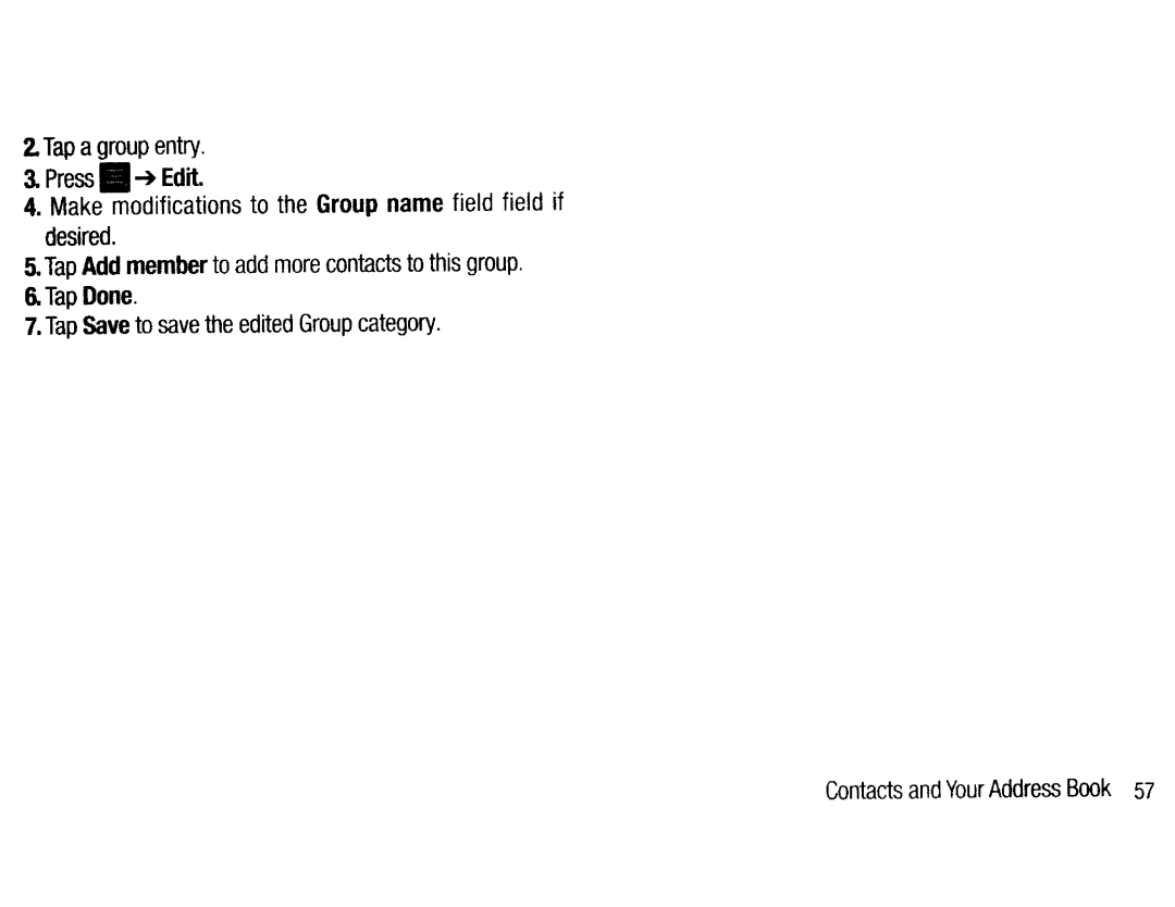 Samsung EKGC200ZKAXAR, EKGC200ZWAXAR, EK-GC200ZKAXAR, EK-GC200ZWAXAR user manual Name, Field, Group 