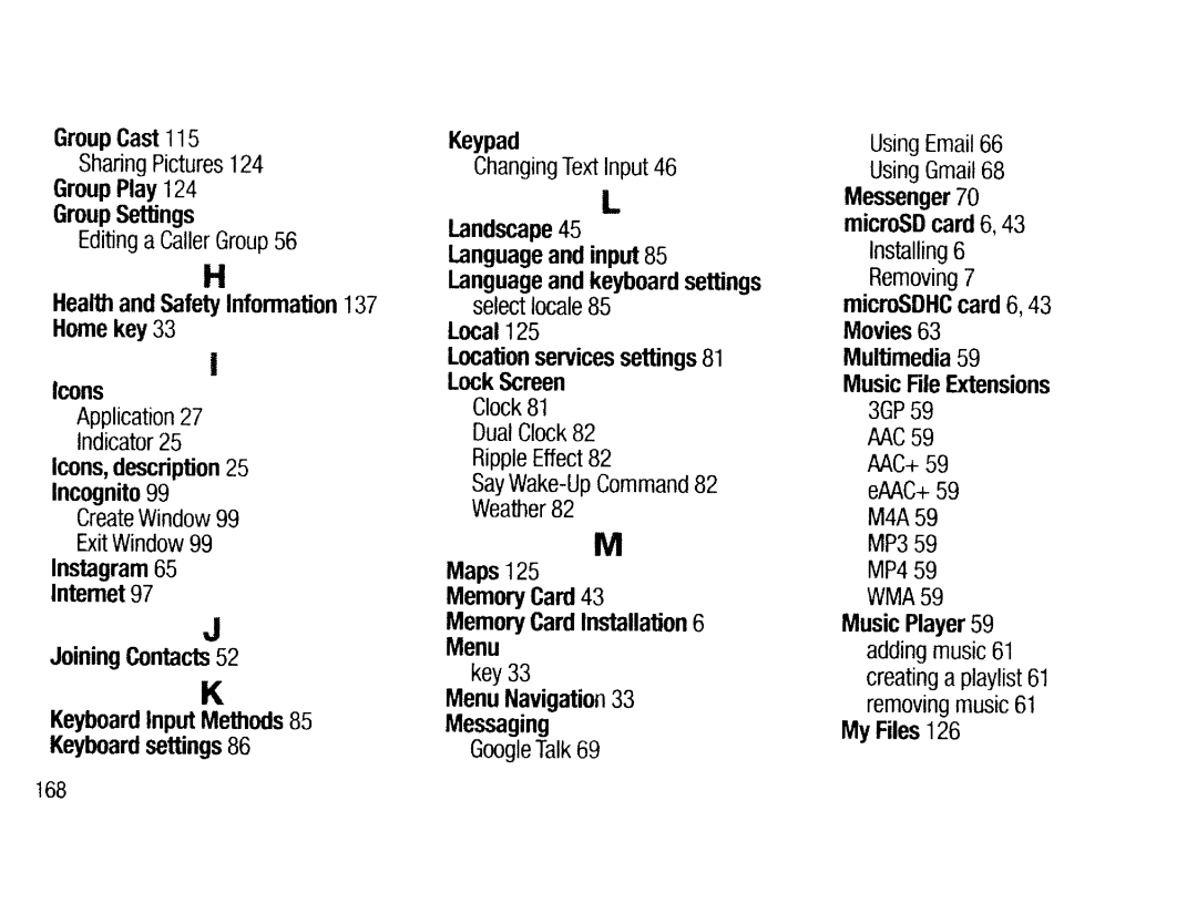 Samsung EK-GC200ZWAXAR, EKGC200ZWAXAR, EK-GC200ZKAXAR, EKGC200ZKAXAR user manual Lntemet97, Group Settings, Icons, Incognito 