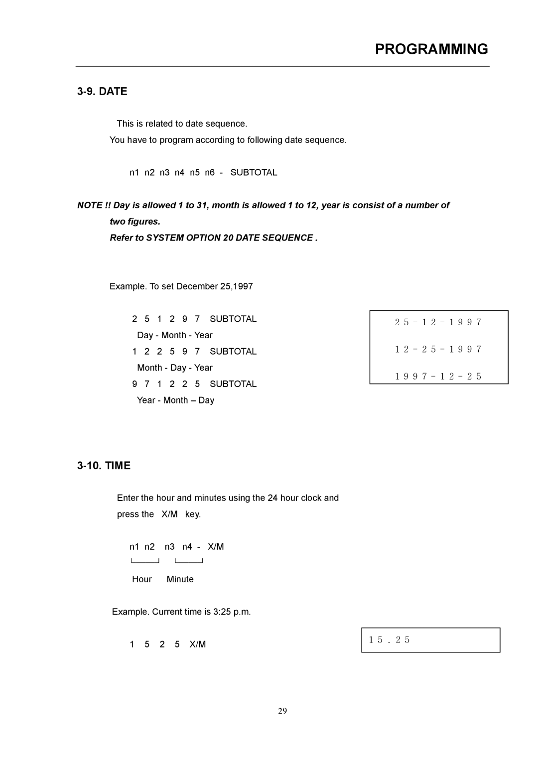 Samsung electronic cash register manual Date 