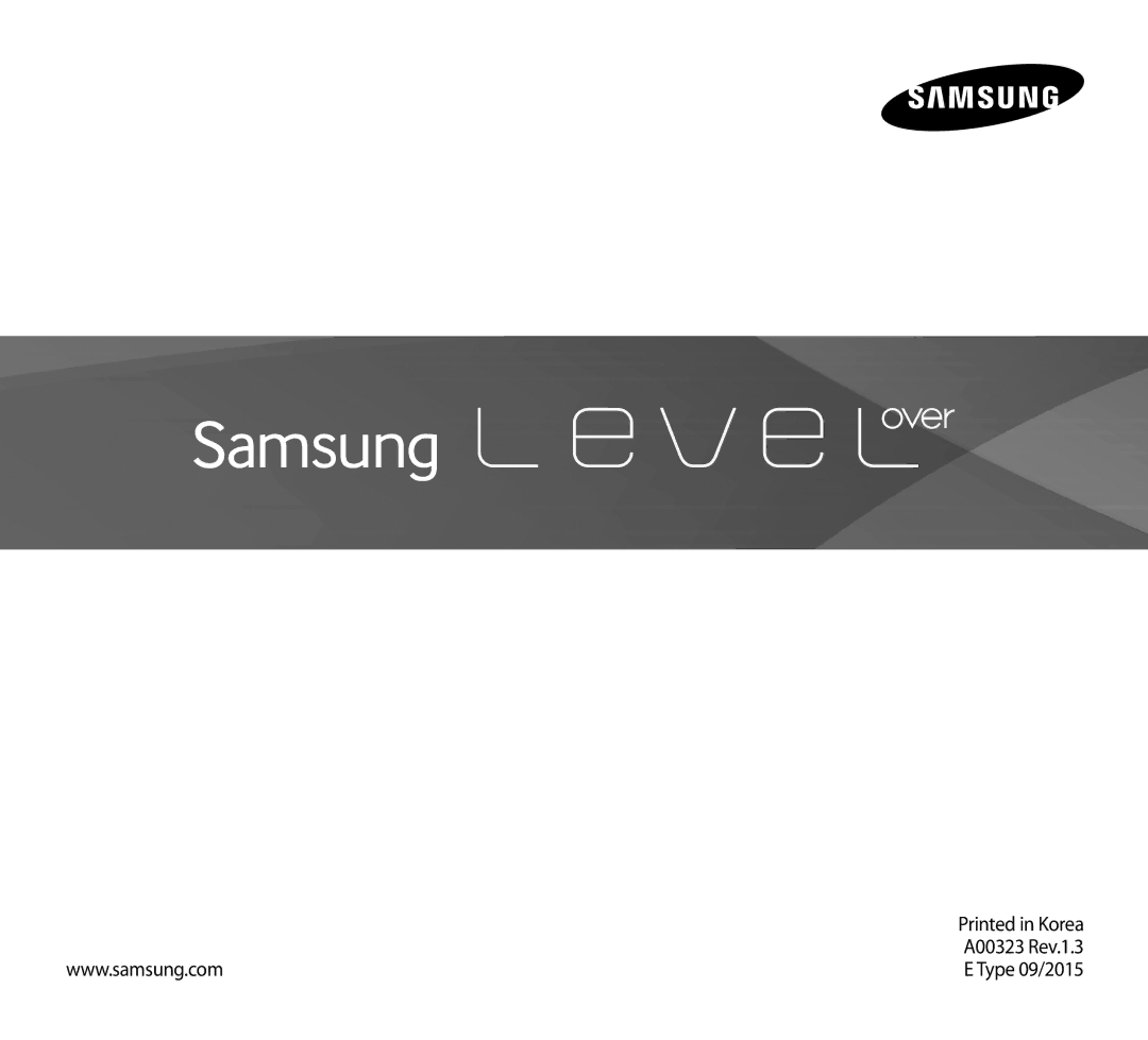 Samsung EO-AG900BSEGWW, EO-AG900BWEGWW, EO-AG900BWEGAE, EO-AG900BBEGRU, EO-AG900BBEGAE, EO-AG900BBEDAE manual A00323 Rev.1.3 