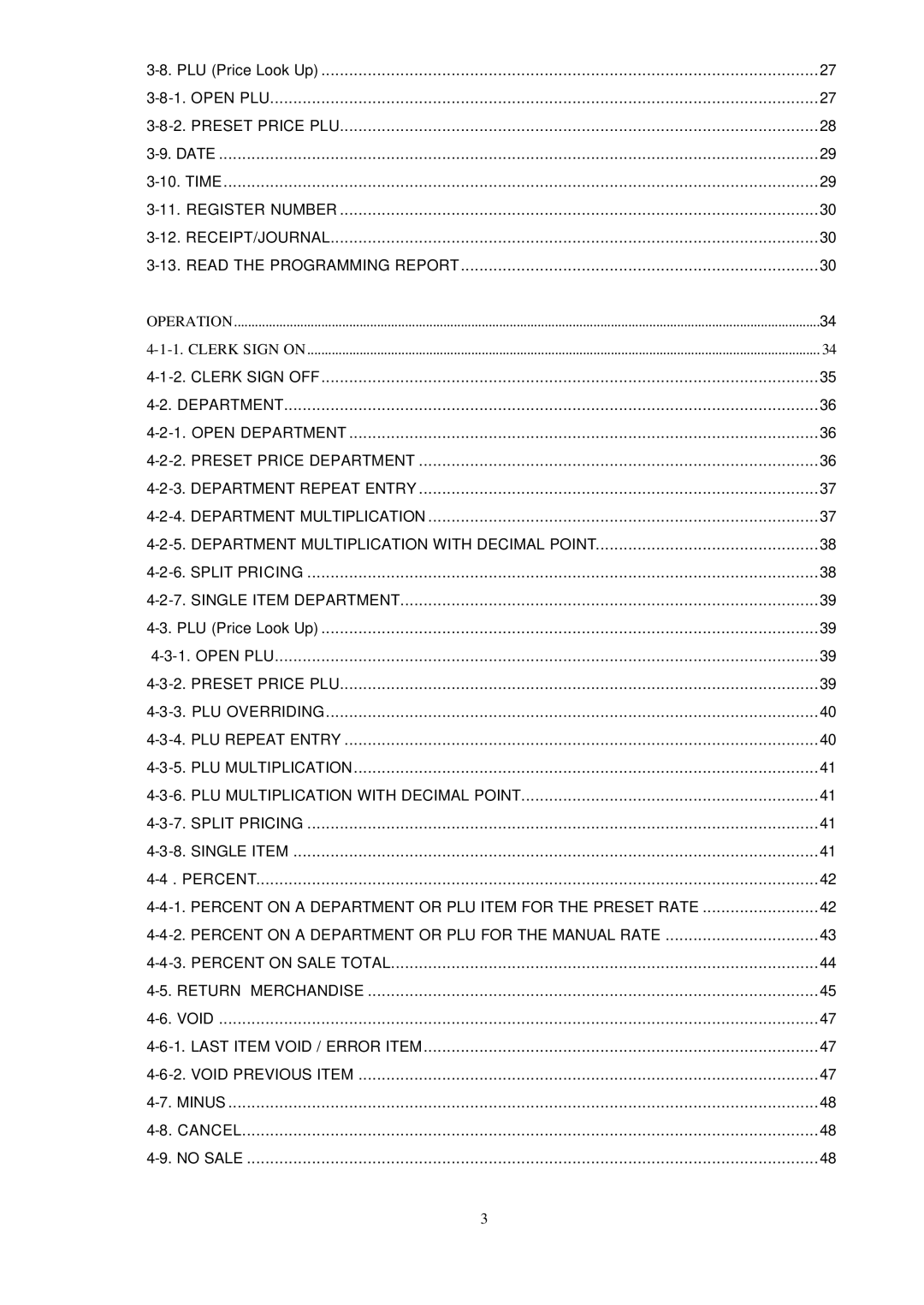 Samsung ER-290 manual Preset Price PLU 