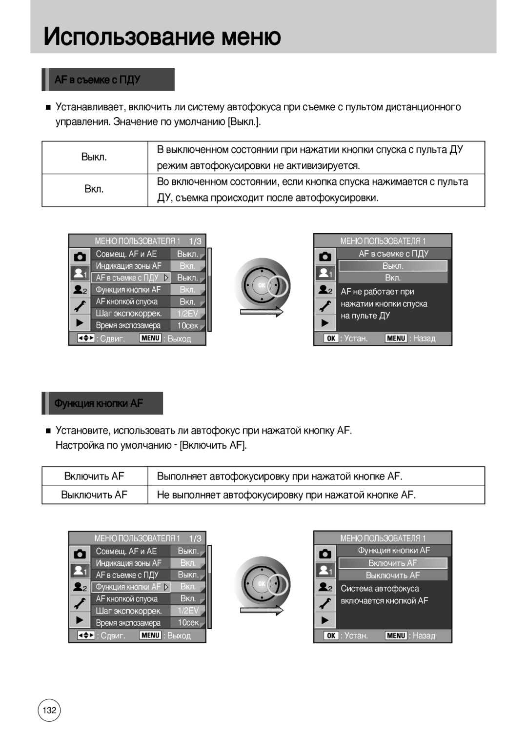 Samsung ER-GX10ZBBD/CH, ER-GX10ZBAB ‚˚ÍÎ˛˜ÂÌÌÓÏ ÒÓÒÚÓﬂÌËË ÔË Ì‡Ê‡ÚËË Íìóôíë ÒÔÛÒÍ‡ Ò ÔÛÎ¸Ú‡ Ñì, Çíî˛˜Ëú¸ Af, ˚Íî˛˜Ëú¸ Af 